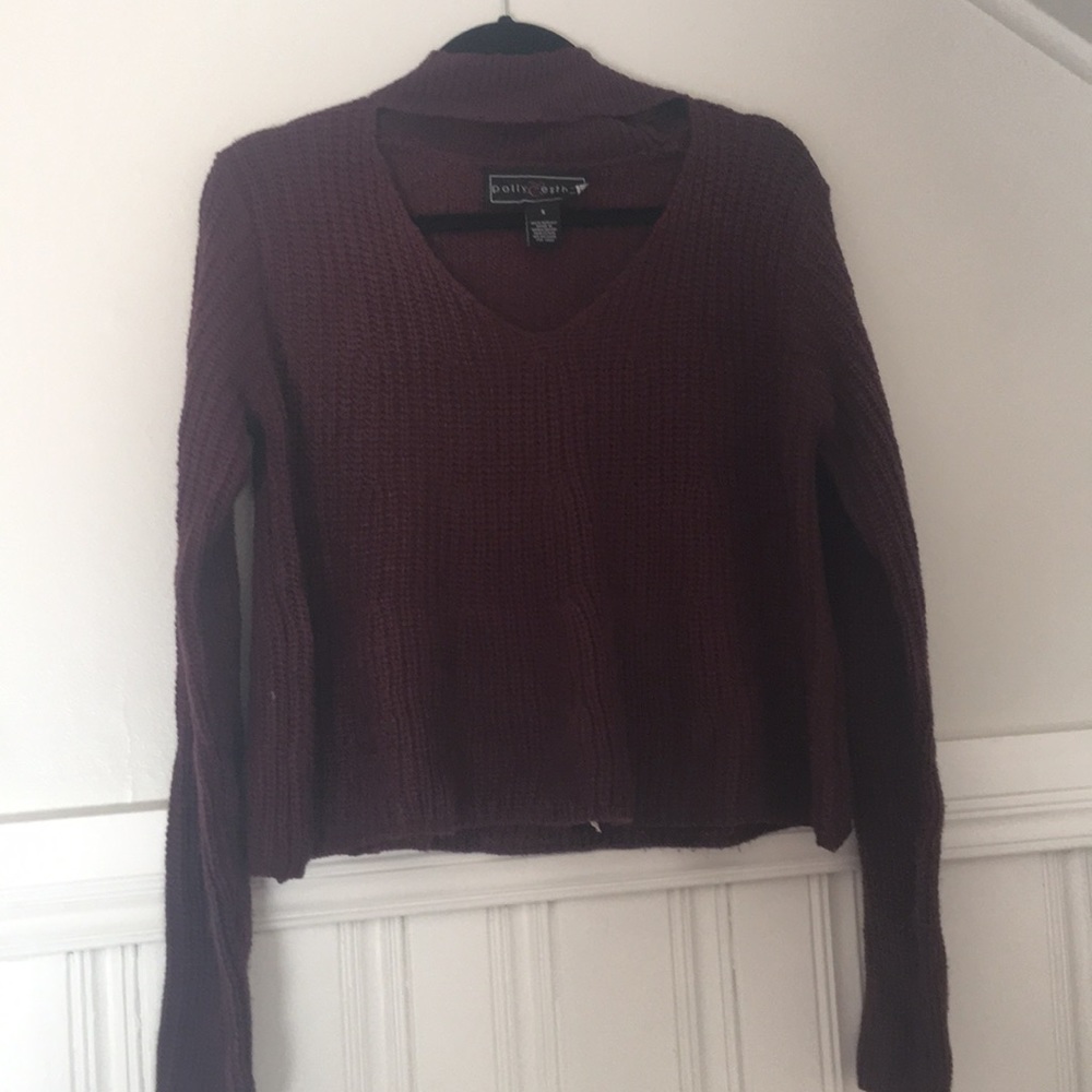 Cutout sweater